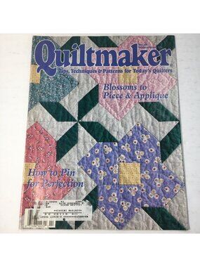 Quiltmaker Magazine No. 48 March/April 1998 Quilting Tips Techniques & Patterns